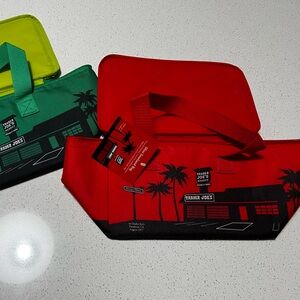 Trader Joe’s Mini Insulated Bag - Red Color, New, NWT